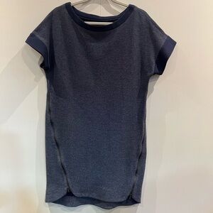 Banana Republic Blue Knit Tunic with zippers up the sides